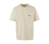 T-Shirt "Upscale by Mister Tee Upscale Core EMB Oversize Tee", Jungen, Gr. L, beige (sand), 100% Baumwolle, UPSCALE BY MISTER TEE, bedruckt, oversize, Rundhals, Shirts T-Shirt (14145939-L) sand