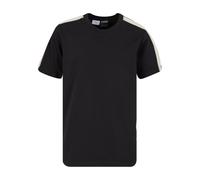 T-Shirt URBAN CLASSICS "Urban Classics Boys Tennis Core Tee", Mädchen, Gr. 122/128, schwarz, 100% Baumwolle, mehrfarbig, normal, Rundhals, Shirts T-Shirt (93325313-122) schwarz