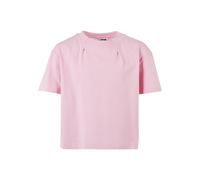 Urban Classics Mädchen T-Shirt Girls Organic Oversized Pleat Tee White 122/128