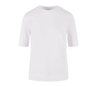 T-Shirt URBAN CLASSICS "Urban Classics Damen Ladies Classy Tee", Damen, Gr. 5XL, weiß, 100% Baumwolle, unifarben, oversize, Rundhals, Shirts T-Shirt (48705447-5XL) weiß