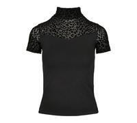 Urban Classics Flock Lace Turtleneck Gt Kurzarm-t-shirt 4XL Black