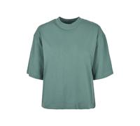 T-Shirt URBAN CLASSICS "Urban Classics Damen Ladies Organic Oversized Tee", Damen, Gr. XXL, grün (paleleaf), 100% Baumwolle, unifarben, oversize, Rundhals, Shirts T-Shirt (99844038-XXL) paleleaf
