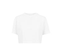 T-Shirt URBAN CLASSICS "Urban Classics Damen Ladies Short Oversized Tee", Damen, Gr. XS, weiß, 100% Baumwolle, unifarben, oversize, Rundhals, Shirts T-Shirt (35801644-XS) weiß