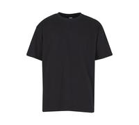 T-Shirt URBAN CLASSICS "Urban Classics Heavy Basic Loose Tee", Jungen, Gr. M, schwarz, 100% Baumwolle, unifarben, loose fit, ohne Ausschnitt, Shirts T-Shirt (83545140-M) schwarz