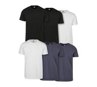 Urban Classics Men's TB2684C-Basic Tee 6-Pack T-Shirt, blk/blk/wht/wht/NVY/NVY, M