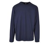 Urban Classics Heavy Oversized Garment Dye Longsleeve in Gr. M in Blau