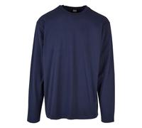 Urban Classics Heavy Oversized Garment Dye Longsleeve in Gr. M in Blau