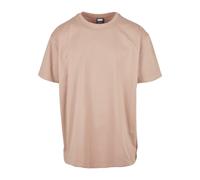 T-Shirt URBAN CLASSICS "Urban Classics Herren Heavy Oversized Tee", Jungen, Gr. 3XL, beige (amber), 100% Baumwolle, unifarben, oversize, Rundhals, Shirts T-Shirt (11659328-XXXL) amber