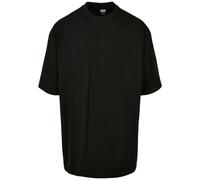 T-Shirt URBAN CLASSICS "Urban Classics Herren Huge Tee", Damen, Gr. S, schwarz, 100% Baumwolle, unifarben, oversize, Rundhals, Shirts T-Shirt (62888030-S) schwarz