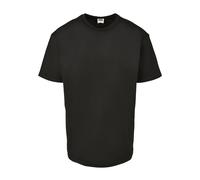 T-Shirt URBAN CLASSICS "Urban Classics Herren Organic Basic Tee", Damen, Gr. 4XL, schwarz, 100% Baumwolle, unifarben, normal, Rundhals, Shirts T-Shirt (91168359-4XL) schwarz