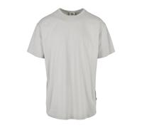 Urban Classics Herren Organic Basic Tee - Regular Fit T Shirt aus Bio Baumwolle mit Rundhals im minimalistischen Streetwear Style für Alltag Freizeit und Casual Outfits,Lightasphalt,L