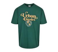 Urban Classics Organic Globe Logo Tee in Gr. XS in Grün