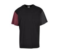 Urban Classics Herren Organic Oversized Colorblock Tee T-Shirt, black, M