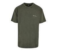 Urban Classics Herren Oversized Small Embroidery Tee Bottlegreen, XXL