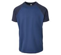 Urban Classics Raglan Contrast Tee in Gr. 4XL in Blau
