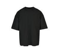T-Shirt URBAN CLASSICS "Urban Classics Herren Rib Terry Boxy Tee", Damen, Gr. 5XL, schwarz, 100% Baumwolle, unifarben, oversize, Rundhals, Shirts T-Shirt (52578709-5XL) schwarz