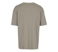 T-Shirt URBAN CLASSICS "Urban Classics Herren Waffle Tee", Damen, Gr. 4XL, paleolive, 65% Polyester, 35% Baumwolle, unifarben, oversize, Rundhals, Shirts T-Shirt (29424146-4XL)