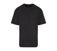T-Shirt URBAN CLASSICS "Urban Classics Herren Waffle Tee", Damen, Gr. M, schwarz, 65% Polyester, 35% Baumwolle, unifarben, oversize, Rundhals, Shirts T-Shirt (11330226-M)
