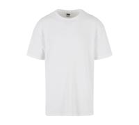 T-Shirt URBAN CLASSICS "Urban Classics Herren Waffle Tee", Damen, Gr. M, weiß, 65% Polyester, 35% Baumwolle, unifarben, oversize, Rundhals, Shirts T-Shirt (56903730-M)