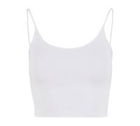 T-Shirt URBAN CLASSICS "Urban Classics Ladies Basic Top Low Back Neckline", Damen, Gr. 3XL, weiß, 94% Polyamid, 6% Elasthan, unifarben, slim fit, ohne Ausschnitt, Shirts T-Shirt (45024138-XXXL) weiß