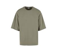 T-Shirt URBAN CLASSICS "Urban Classics Oversized Scuba Tee", Damen, Gr. S, palegrün, 95% Polyester, 5% Elasthan, unifarben, oversize, Rundhals, Shirts T-Shirt (47638318-S) palegrün