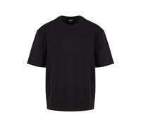 T-Shirt URBAN CLASSICS "Urban Classics Sorona Loose Fit Tee", Damen, Gr. XXL, schwarz, 70% Baumwolle, 30% Polyester (Sorona), unifarben, oversize, Rundhals, Shirts T-Shirt (20307406-XXL) schwarz