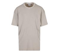 T-Shirt URBAN CLASSICS "Urban Classics Washed Rib Tee", Jungen, Gr. L, cloud, 95% Baumwolle, 5% Elasthan, unifarben, oversize, Rundhals, Shirts T-Shirt (49163000-L) cloud