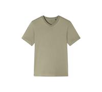 SCHIESSER - T-Shirt V-Ausschnitt jade - Gr. - 48