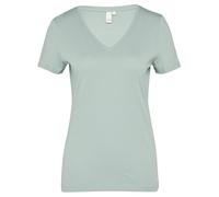 Baumwollshirt mit V-Ausschnitt XS grün 2162977.7217.XS