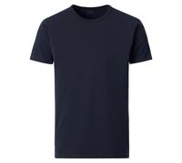 T-Shirt VENTI "VENTI T-Shirt Doppelpack uni", Herren, Gr. XL, blau (dunkelblau), 95% Baumwolle, 5% Elasthan, Shirts T-Shirt (22433826-XL) dunkelblau