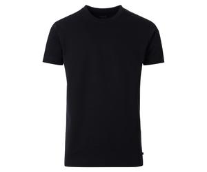 T-Shirt VENTI "VENTI T-Shirt uni", Herren, Gr. 3XL, schwarz, 95% Baumwolle, 5% Elasthan, Shirts T-Shirt (64451319-XXXL) schwarz
