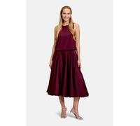 T-Shirt VERA MONT "Damen im Glitzer-Look", Damen, Gr. 36, rot (deep dahlia), Obermaterial: 95% Polyester, 5% Elasthan. Futter: 100% Polyester, festlich, figurumspielend hüftlang, Rundhals, Shirts T-Sh