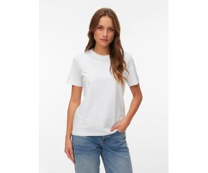 T-Shirt VERO MODA "VMPAULINA SS T-SHIRT 2-PACK JRS", Damen, Gr. XL, schwarz pack:hellweiß, Jersey, Obermaterial: 100% Baumwolle, unifarben, regular fit normal, Rundhals, Shirts T-Shirt, Baumwolle, reg