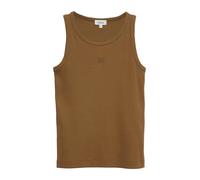 s.Oliver Geripptes Top im Slim Fit mit Stickerei