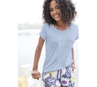 T-Shirt VIVANCE DREAMS Gr. 40/42, blau (hellblau) Damen Shirts (35381421-40) hellblau