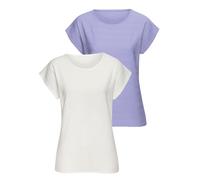 VIVANCE T-Shirt Damen lavendel, creme Gr.40/42