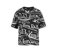 T-Shirt VON DUTCH "Von Dutch AKIRA SHIRTS", Damen, Gr. S, schwarz-weiß (schwarz), 100% Baumwolle, bedruckt, normal, Rundhals, Shirts T-Shirt (42601613-S) schwarz