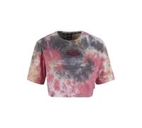 T-Shirt VON DUTCH "Von Dutch ARIEL SHIRTS", Damen, Gr. XS, bunt (tie dye rot), 100% Baumwolle, normal, Rundhals, Shirts T-Shirt (93745324-XS) tie dye rot