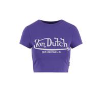T-Shirt VON DUTCH "Von Dutch ARTA SHIRTS", Damen, Gr. XS, lila, 100% Baumwolle, bedruckt, normal, Rundhals, Shirts T-Shirt (19078506-XS) lila