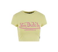 T-Shirt VON DUTCH "Von Dutch ARTA SHIRTS", Damen, Gr. XS, lime, 100% Baumwolle, bedruckt, normal, Rundhals, Shirts T-Shirt (65316730-XS) lime