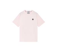 T-Shirt WEEKEND OFFENDER "BROOKLANDS BADGE TEE. Herren", Jungen, Gr. M, soft pink, Jersey, 100% Baumwolle, normal normal, Rundhals, Shirts T-Shirt, T-Shirt Herren, leichtes Kurzarmshirt, Sporttrikot,