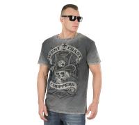WCC West Coast Choppers T-Shirt Cash Only Grey-XXXL