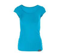 WINSHAPE Damen Fitness Freizeit Yoga Pilates Wtr4 Kurzarmshirt, Türkis, XL EU