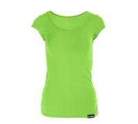 WINSHAPE Damen Fitness Freizeit Yoga Pilates Wtr4 Kurzarmshirt, Apfelgrün, XL EU