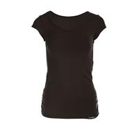 WINSHAPE Damen Fitness Freizeit Yoga Pilates Wtr4 Kurzarmshirt, Schwarz, XL EU