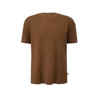 Waffelpiqué-T-Shirt mit Brusttasche XL braun 2178924.8919.XL