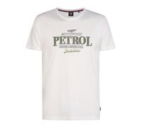 Petrol Industries Regular Fit T-Shirt weiss, Bedruckt
