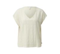 QS Shirt mit Ajourmuster