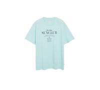 Weiches Baumwoll-T-Shirt mit Frontprint 3XL türkis 2181469.64D2.3XL