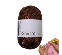 T-Shirt Yarn - Elastic Knitting Yarn For Crocheting, Fashionable Shine Yarns Foor Clothes, Accessories, Keychains, And DIY Crafts, Soft & Durable Crochet Yarns For Beginners And Professionals
